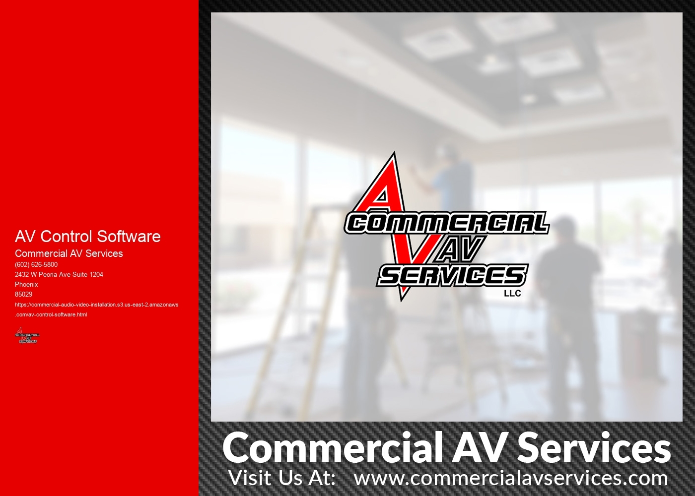 How can AV control software help in automating and simplifying complex audiovisual setups and configurations?