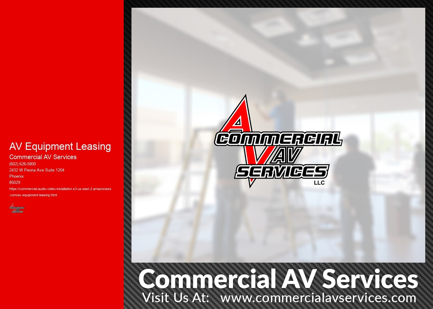 Is it possible to purchase the leased AV equipment at the end of the lease term?