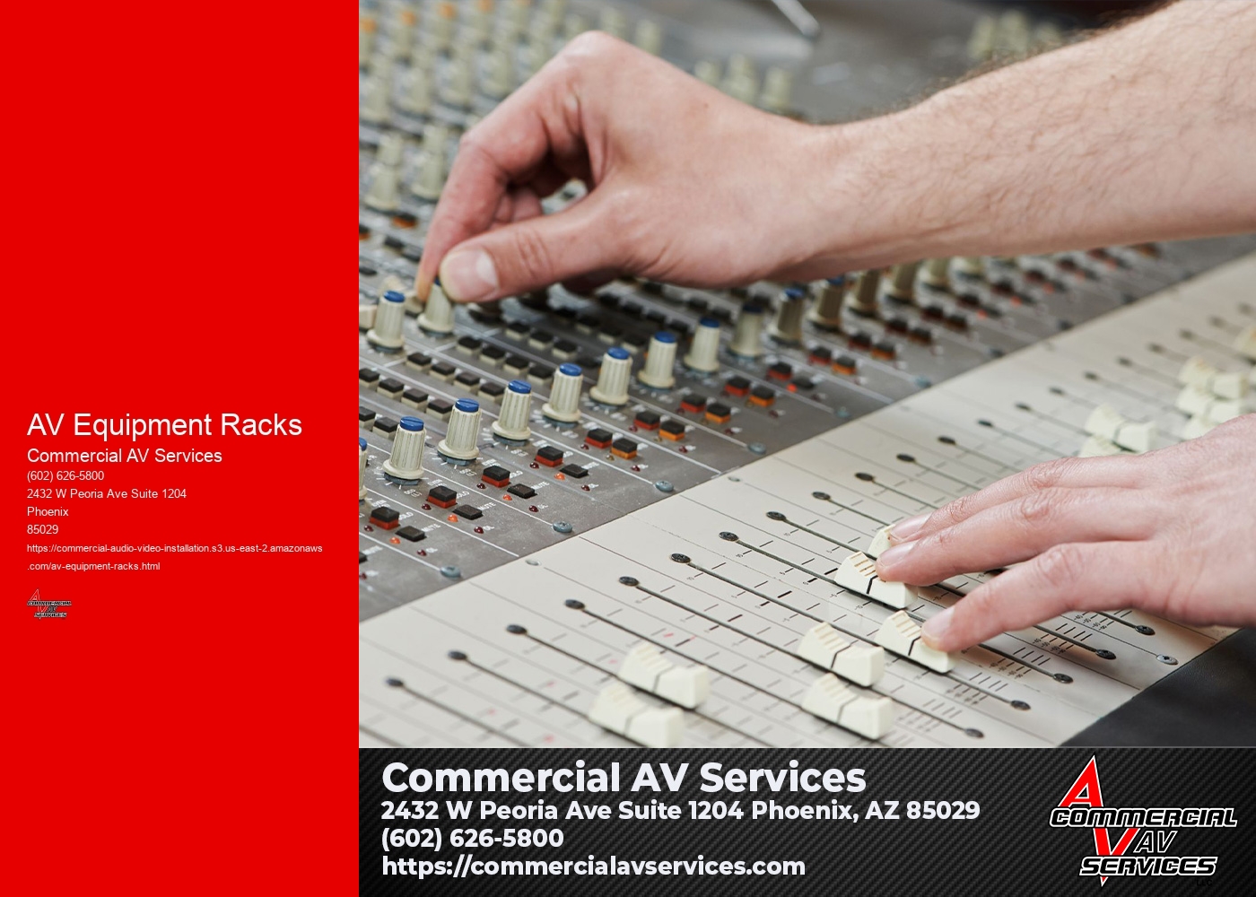 What factors should be considered when selecting an AV equipment rack for a specific application?