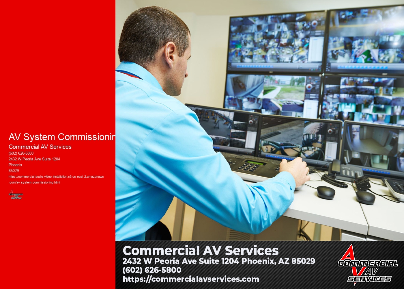 How does AV system commissioning ensure optimal performance and functionality of audiovisual equipment?