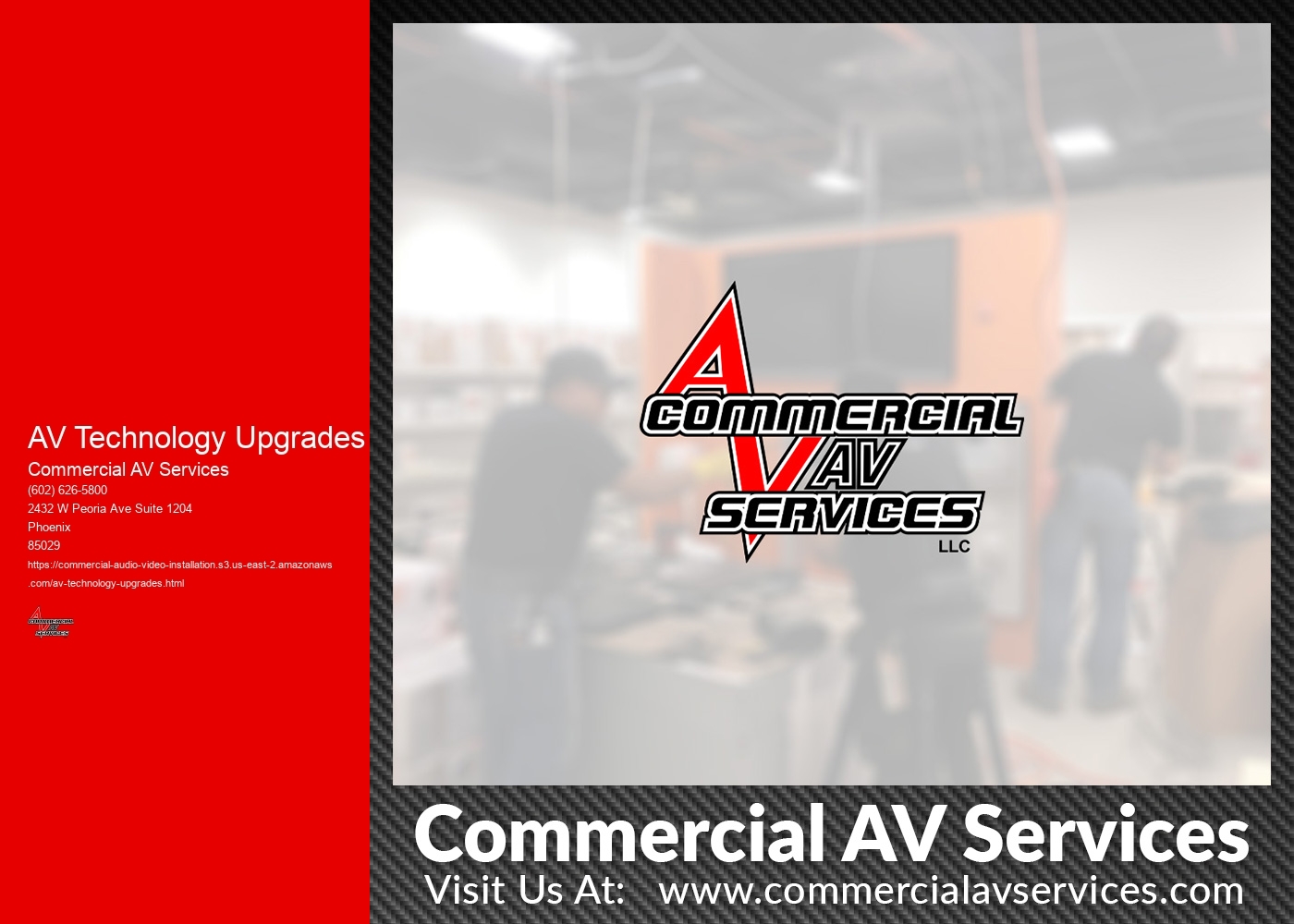 What are the considerations when upgrading AV technology in a large event venue?
